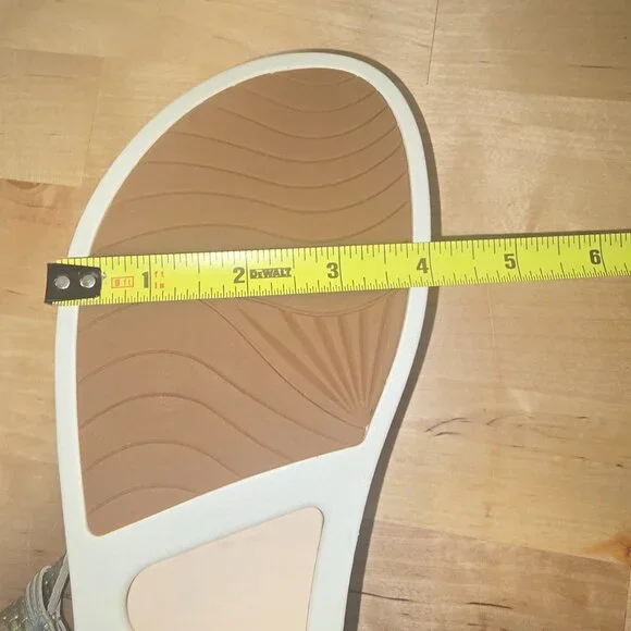 NWT Olukai Onohi Strappy Platform Woven Leather Sandal Women Size 11 Color Gold - Picture 11 of 13